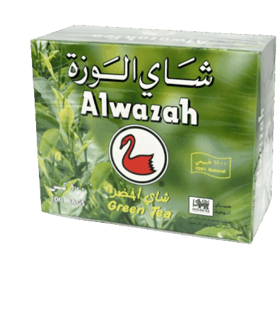 ⁨ شاي الوزة أخضر سيلاني 100 كيس⁩ الشاي ⁨شاي الوزة أخضر سيلاني 100 كيس