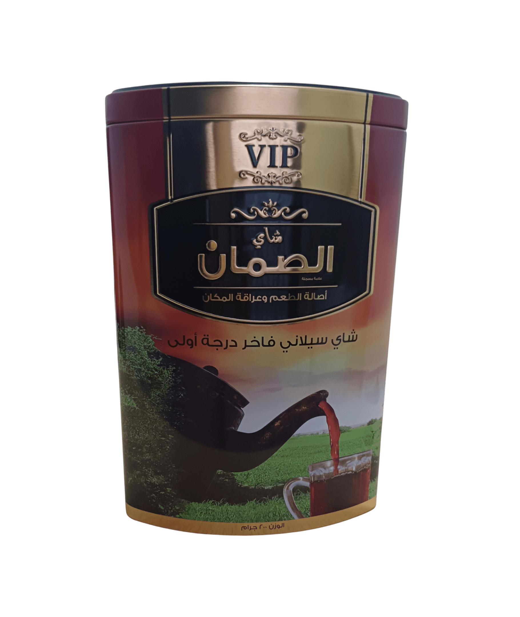 200-1174450349 شاي الصمان الشاي شاي الصمان علبة معدنية - 200 جرام - تجربة مذاق استثنائية