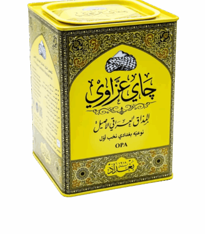 شاي عزاوي العراقي الشاي شاي عزاوي العراقي علبة معدنية 300 جرام