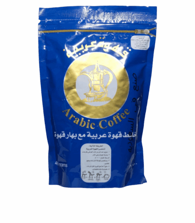 قهوة سعودية عربية الكيس الازرق 400 جرام قهوة عربية 400 جرام قهوة سعودية عربية الكيس الازرق 400 جرام - نكهة عربية أصيلة وغنية
