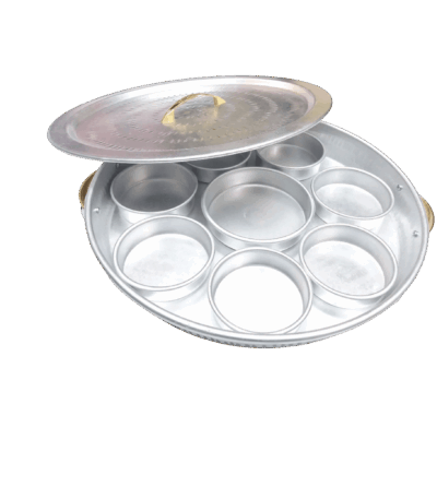صينية إفطار تقديم مع غطاء عميق من 7 قطع فضي other اخرى صينية إفطار تقديم مع غطاء عميق من 7 قطع فضي