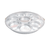 صينية إفطار تقديم مع غطاء عميق من 7 قطع فضي other اخرى صينية إفطار تقديم مع غطاء عميق من 7 قطع فضي