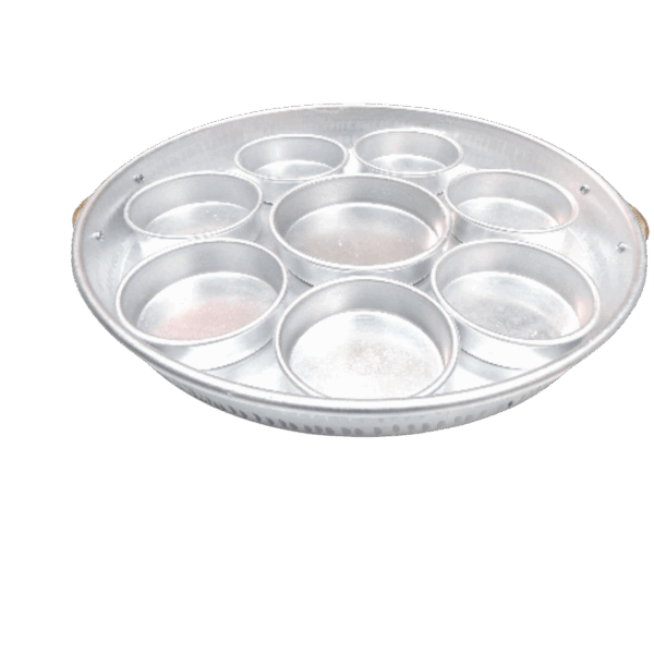صينية إفطار تقديم مع غطاء عميق من 7 قطع فضي other اخرى صينية إفطار تقديم مع غطاء عميق من 7 قطع فضي