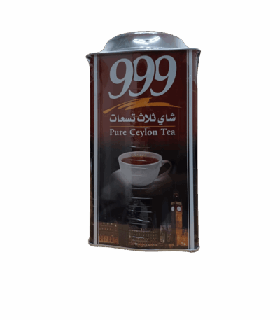 شاي ثلاث 999 تسعات علبه حديد الشاي شاي ثلاث  تسعات علبه حديد - تجربة مذاق استثنائية