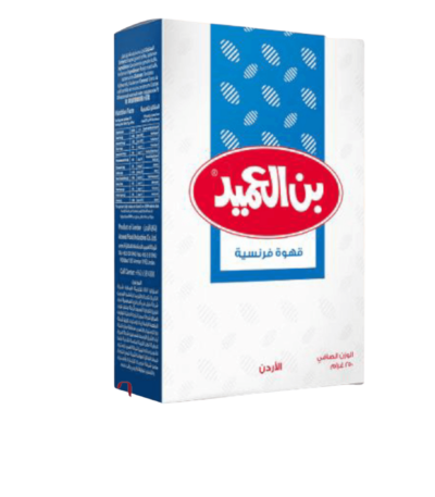 صورة ⁨⁨⁨بن العميد قهوة فرنسية انتاج الاردن 250 جرام⁩⁩⁩