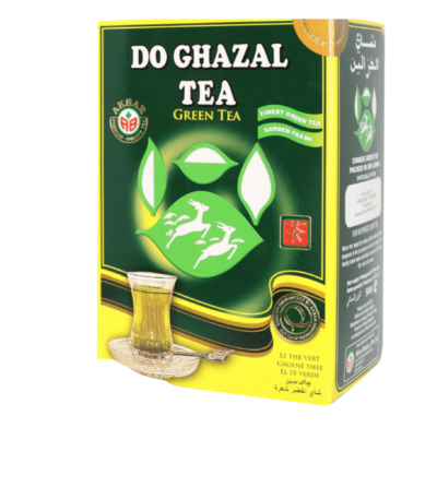 صورة شاي الغزالين كرتون اخضر بودر