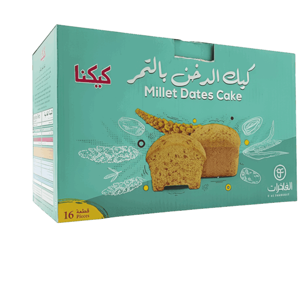 كيكنا كيك الدخن بالتمر معمول كيكنا كيك الدخن بالتمر