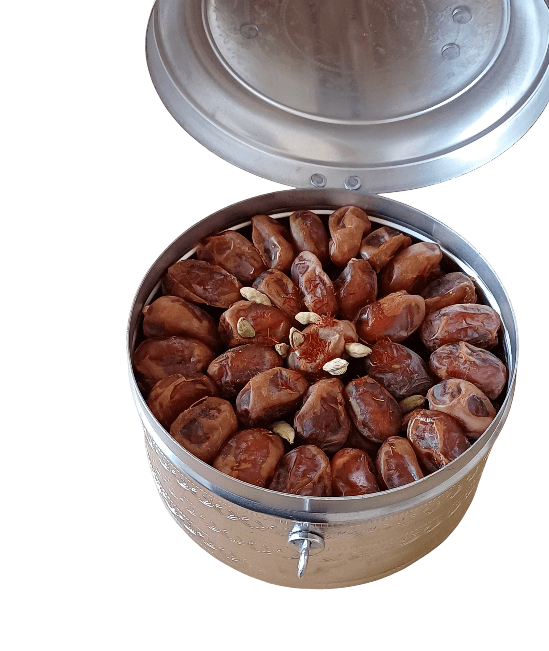 Photoroom-____3_8f4b434b-5341-435d-b1fe-b888c6f22611 تمر بالهيل والزعفران علبة حديد كبير التمر تمر بالهيل والزعفران علبة حديد كبير