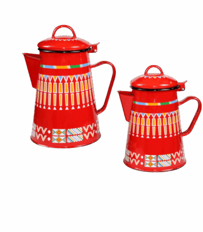 دلة حليب تراثية اون أحمر Coffee Tools | الأدوات القهوه دلة حليب تراثية اون أحمر