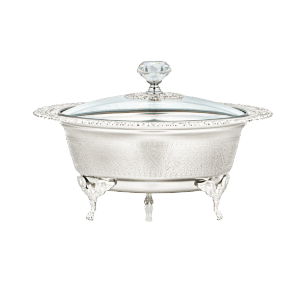 تمرية المرجان Coffee Tools | الأدوات القهوه تمرية المرجان 20 سم بغطاء زجاجي فضي