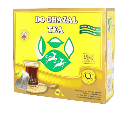 of ⁨شاي الغزالين احمر بالهيل علاق 100 كيس⁩ الشاي ⁨شاي الغزالين احمر بالهيل علاق 100 كيس⁩