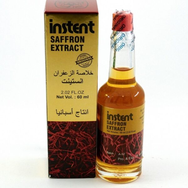 خلاصة الزعفران الإسبانية الأصلية من Instent | نكهة فاخرة وجودة مميزة – 60 مل