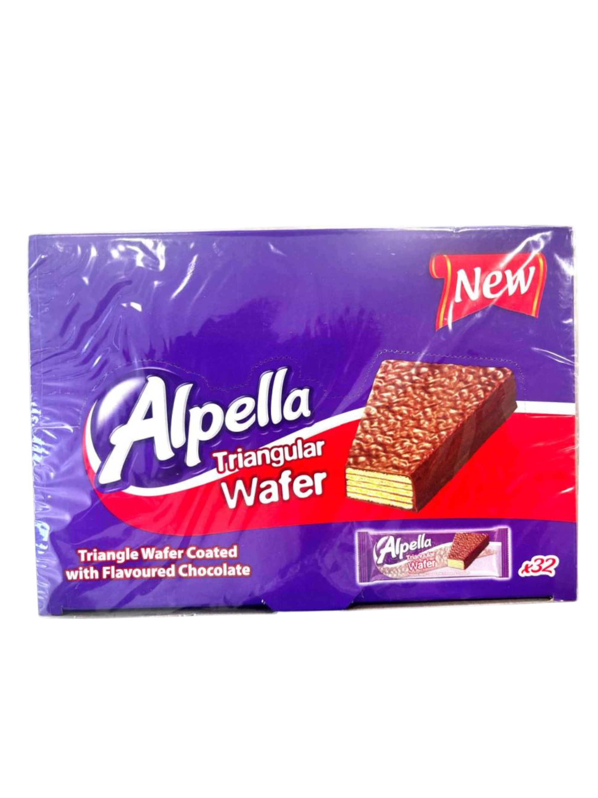 transparent-Photoroom_2 ألبيلا ويفر ثلاثي بالشوكولاتة – طعم مقرمش لذيذ ×32 قطعة - الصورة 1